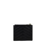 Saint Laurent Black Calf Leather Bos Taurus Wallet