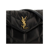 Saint Laurent Black Lamb Leather Shoulder Bag