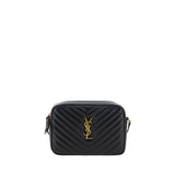 Saint Laurent Black Calf Leather Bos Taurus Shoulder Bag