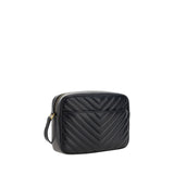 Saint Laurent Black Calf Leather Bos Taurus Shoulder Bag