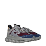Versace Multicolor Fabric Chunky Sneakers