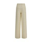 Gucci Beige Cotton Casual Pants