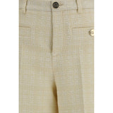 Gucci Beige Cotton Casual Pants