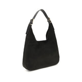 Michael Kors Black Calf Leather Bos Taurus Shoulder Bag