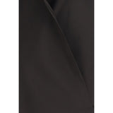 Valentino Black Wool Dress Shirt