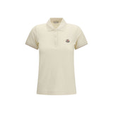 Moncler Beige Cotton Polo Shirt