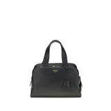 Prada Black Calf Leather Bos Taurus Handbag