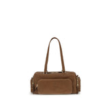 Miu Miu Brown Calf Leather Bos Taurus Shoulder Bag