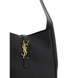 Saint Laurent Black Calf Leather Bos Taurus Shoulder Bag