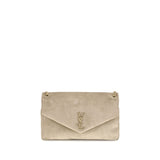 Saint Laurent Beige Calf Leather Bos Taurus Shoulder Bag