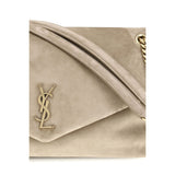 Saint Laurent Beige Calf Leather Bos Taurus Shoulder Bag