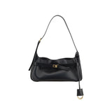 Balenciaga Black Calf Leather Bos Taurus Shoulder Bag