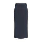Givenchy Black Viscose Midi Skirt