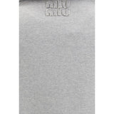 Miu Miu Gray Cotton Sweatshirt