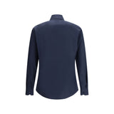 Fendi Blue Cotton Shirt