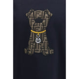 Fendi Black Cotton T-Shirt
