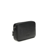 Fendi Black Cotton Shoulder Bag