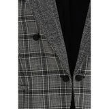 Valentino Gray Fleece Wool Coat