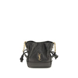 Saint Laurent Black Lamb Ovis Aries Aries Shoulder Bag