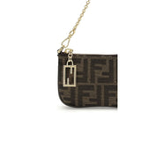 Fendi Brown Fabric Shoulder Bag
