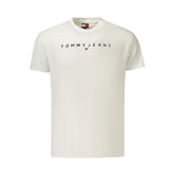 Tommy Hilfiger White Cotton Men T-Shirt