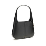 Michael Kors Black Calf Leather Bos Taurus Shoulder Bag
