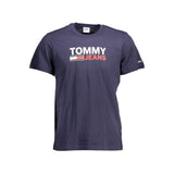 Tommy Hilfiger Blu Organic Cotton Men T-Shirt