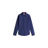Tommy Hilfiger Jeans Blue Cotton Dress Shirt