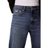 Calvin Klein Jeans Blue Cotton Relaxed Fit Jeans
