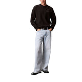 Calvin Klein Jeans Black Cotton Sweatshirt