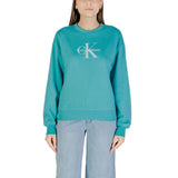 Calvin Klein Jeans Blue Cotton Sweatshirt
