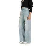Calvin Klein Jeans Light Blue Cotton Bootcut Jeans