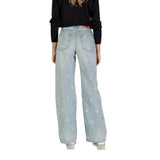 Calvin Klein Jeans Light Blue Cotton Bootcut Jeans