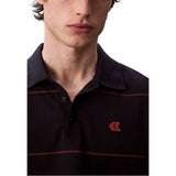 Calvin Klein Jeans Blue Cotton Polo Shirt
