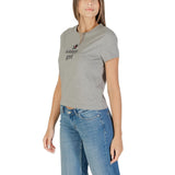 Tommy Hilfiger Jeans Gray Organic Cotton T-Shirt