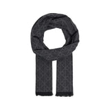 Calvin Klein Black Wool Scarf