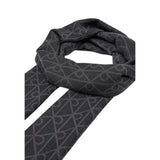 Calvin Klein Black Wool Scarf