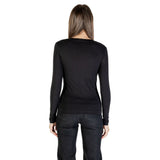 Guess Black Cotton Long Sleeve T-Shirt