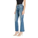 Guess Blue Cotton Bootcut Jeans