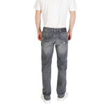 Guess Gray Cotton Relaxed Fit Jeans