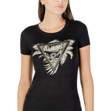 Guess Black Cotton T-Shirt