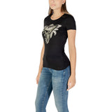 Guess Black Cotton T-Shirt