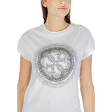 Guess White Cotton T-Shirt