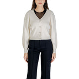 Guess Cream Viscose Cardigan