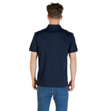 Calvin Klein Jeans Blue Cotton Polo Shirt