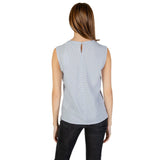 Tommy Hilfiger Jeans Blue Cotton Tank Tops