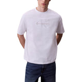 Calvin Klein Jeans White Cotton T-Shirt