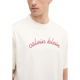 Calvin Klein Jeans White Cotton T-Shirt