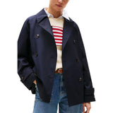 Tommy Hilfiger Blue Organic Cotton Coat