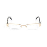 Alexander McQueen Gold Metal Glasses (Frames)